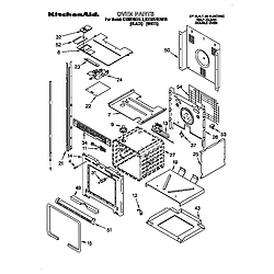 KEBI276DBL1 Oven Oven Parts diagram