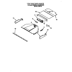 KEBI276DBL1 Oven Top venting Parts diagram