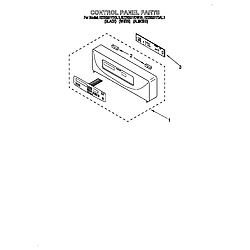 KEBS277DWH1 Built-In Electric Oven Control Parts diagram