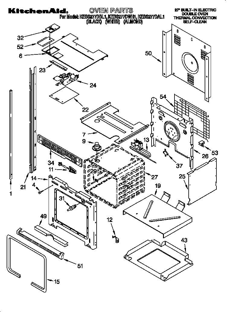 Kitchenaid Kebs277dwh1 Built