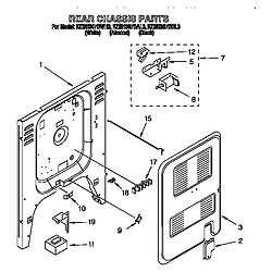 KESH307 30" Electric Slide-In Range KITCHENAID 30 diagram