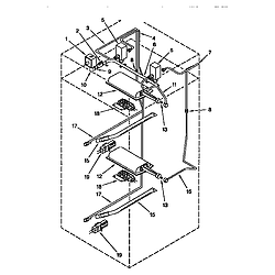 KGBS276XBLO Gas Range Manifold Parts diagram