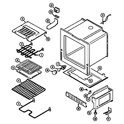 L3878VYV Range Oven/base Parts diagram