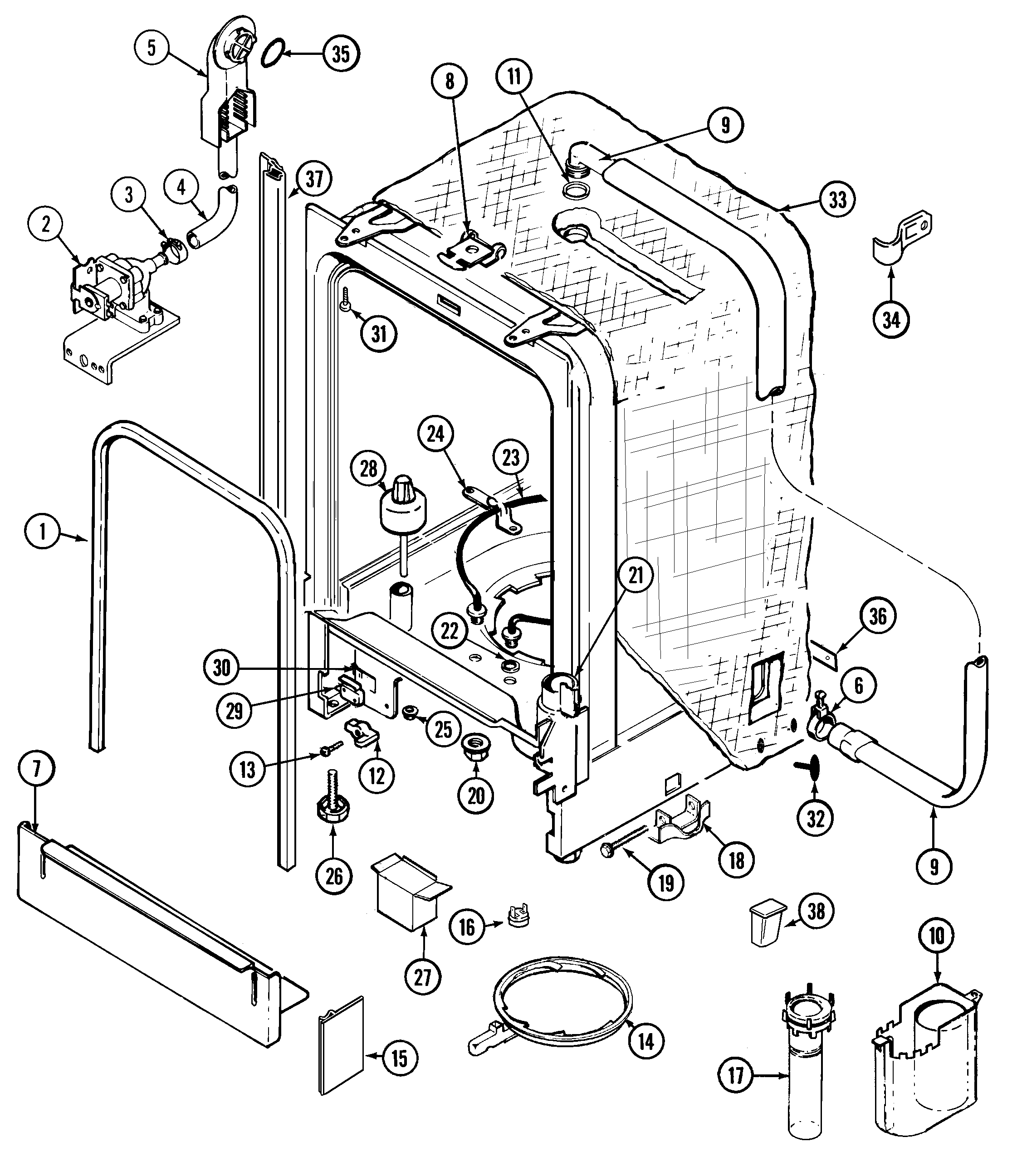 Maytag Mdb6000awa Timer