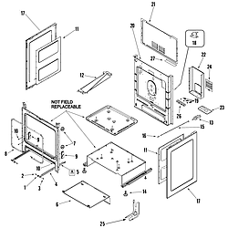 MER5875QCB Range Cabinet Parts diagram