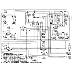 MER5875QCB Range Wiring information Parts diagram