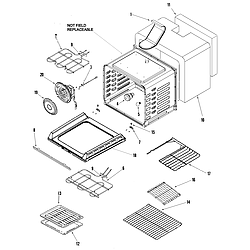 MER5875QCF Range Cavity Parts diagram