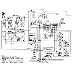 MER6550BAQ Range Wiring information (at series 16) Parts diagram