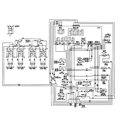 MER6550BAQ Range Wiring information Parts diagram