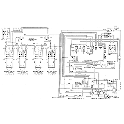MER6770AAW Free Standing Electric Range Wiring information Parts diagram