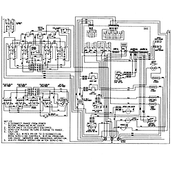 MER6772BAS Range Wiring information Parts diagram