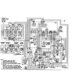MER6772BCB Range Wiring information Parts diagram