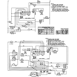 MEW6527CAS Range Wiring information Parts diagram