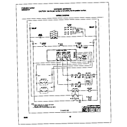 MGF354CGSC Gas Range Wiring diagram Parts diagram