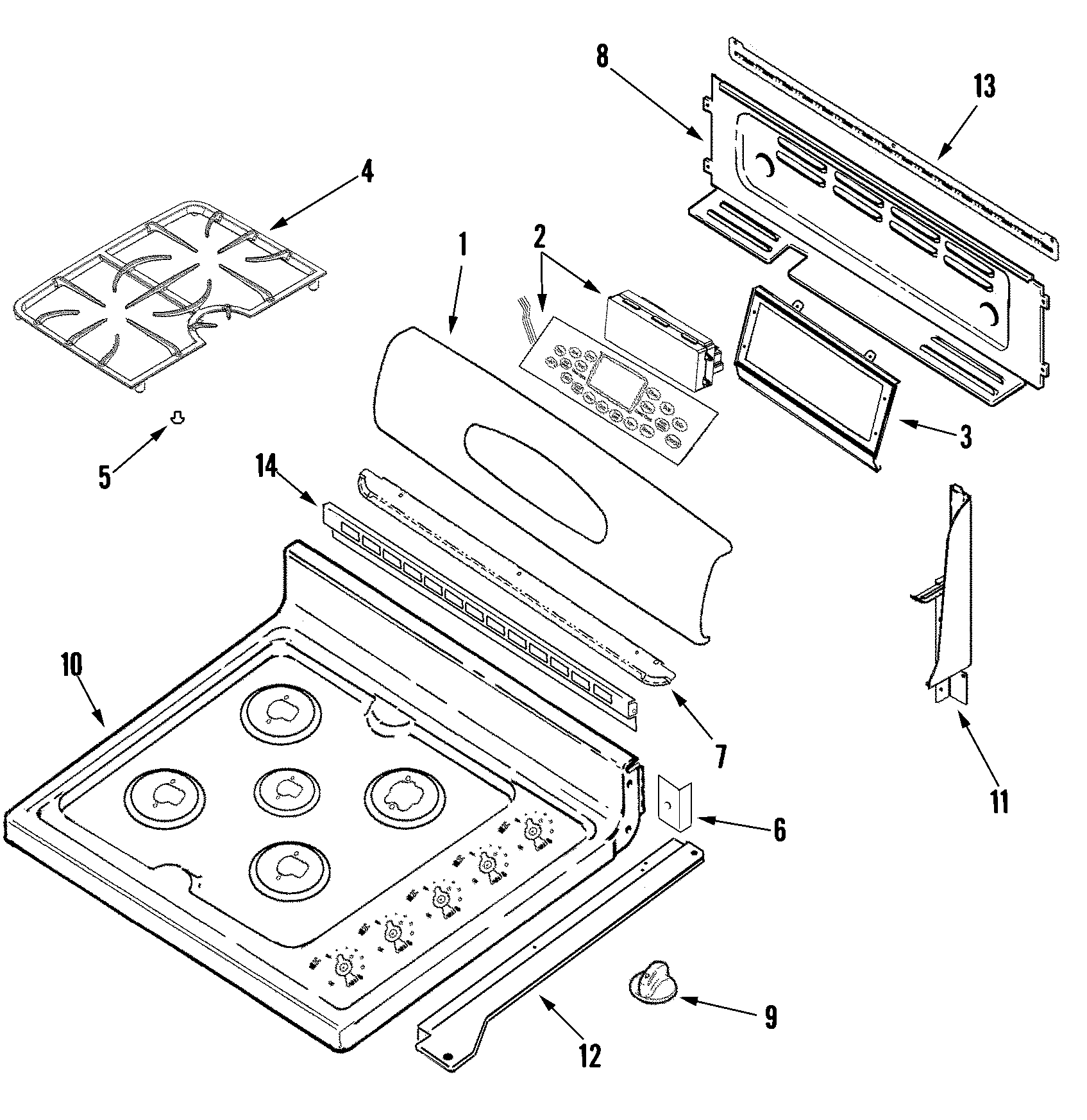 maytag range replacement parts