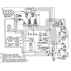 MGR6875ADB Gemini 30" Double Oven Freestanding Gas Range Wiring information Parts diagram