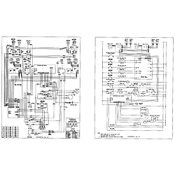 PLEF398ACA Electric Range Wiring diagram Parts diagram