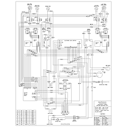 PLEF398CCD Electric Range Wiring diagram Parts diagram