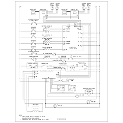 PLEF398CCD Electric Range Wiring schematic Parts diagram