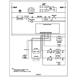 PLGF389CCC Gas Range Wiring schematic Parts diagram