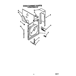 RB262PXYQ Electric Built-In Oven Oven cabinet Parts diagram