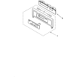 RBD275PDB14 Built In Oven - Electric Control panel Parts diagram