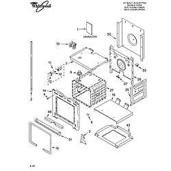 RBD275PDB14 Built In Oven - Electric Lower oven Parts diagram