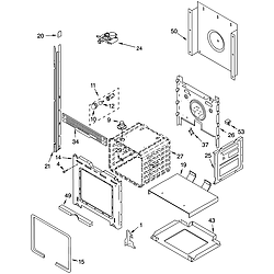 RBD275PDB14 Built In Oven - Electric Upper oven Parts diagram