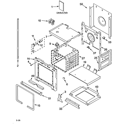 RBD275PDB15 Built In Oven - Electric Lower oven Parts diagram