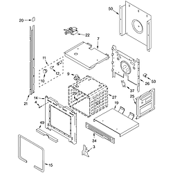 RBD305PDQ14 Built In Oven - Electric Upper oven Parts diagram