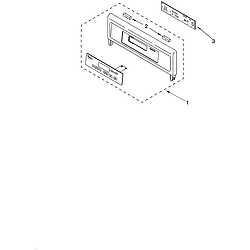 RBD305PDS15 Built In Oven - Electric Control panel Parts diagram