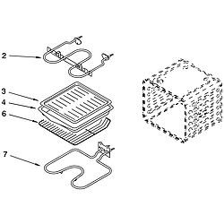 RBD305PDS15 Built In Oven - Electric Internal oven Parts diagram