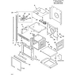 RBD306PDT12 Oven Oven/literature Parts diagram