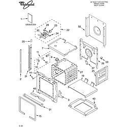 RBS245PDQ12 Electric Oven Oven/literature Parts diagram