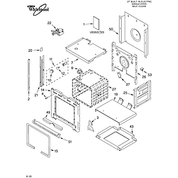 RBS275PDQ16 Built In Oven - Electric Oven Parts diagram