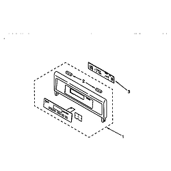 RBS275PDQ6 Oven Control panel Parts diagram