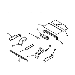 RBS275PDQ6 Oven Top venting Parts diagram