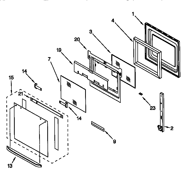 How do you troubleshoot a Whirlpool oven that fails during self-cleaning mode?