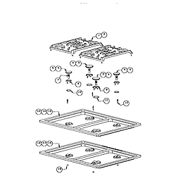 RDDS30 Range Gas maintop Parts diagram