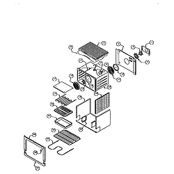 RDDS30VRS Range Main oven liner and module Parts diagram