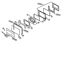 RDF30 30" Dual-fuel Range THERMADOR 30 diagram