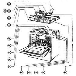 RDFS30 Range Cooling and electrical control Parts diagram
