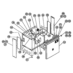 RDSS30 Range (slide-in) main body Parts diagram