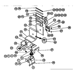 RDSS30 Range Downdraft and vtn30rq blower Parts diagram