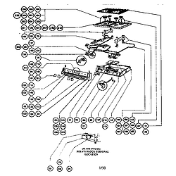 RDSS30 Range Gas burner box assembly Parts diagram