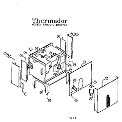 RED30V Drop-In Electric Range Drop-in Parts diagram