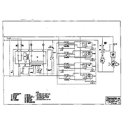 RED30VQW Drop-In Electric Range Schematic Parts diagram