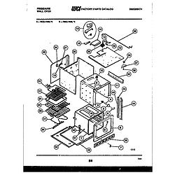 REG74BL3 Wall Oven Body Parts diagram