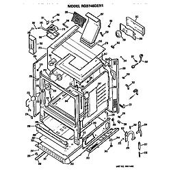 RGB746GEN1 Gas Range Oven Parts diagram