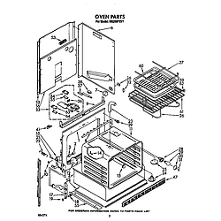 RM288PXV Electric Built-In Oven With Microwave Oven Parts diagram